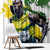 Jamaica Window Curtain Proud to be Lightning Bolt - Wonder Print Shop