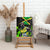 Jamaica Lightning Bolt Canvas Wall Art Proud of Jumieka Splash Style Black Color - Wonder Print Shop