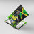 Jamaica Lightning Bolt Canvas Wall Art Proud of Jumieka Splash Style Black Color - Wonder Print Shop