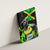 Jamaica Lightning Bolt Canvas Wall Art Proud of Jumieka Splash Style Black Color - Wonder Print Shop