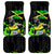 Jamaica Lightning Bolt Car Mats Proud of Jumieka Splash Style Black Color - Wonder Print Shop