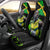 Jamaica Lightning Bolt Car Seat Cover Proud of Jumieka Splash Style Black Color