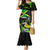 Jamaica Lightning Bolt Family Matching Mermaid Dress and Hawaiian Shirt Proud of Jumieka Splash Style Black Color - Wonder Print Shop