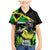 Jamaica Lightning Bolt Family Matching Mermaid Dress and Hawaiian Shirt Proud of Jumieka Splash Style Black Color - Wonder Print Shop
