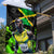 Jamaica Lightning Bolt Garden Flag Proud of Jumieka Splash Style Black Color - Wonder Print Shop