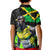Jamaica Lightning Bolt Kid Polo Shirt Proud of Jumieka Splash Style Black Color - Wonder Print Shop