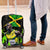 Jamaica Lightning Bolt Luggage Cover Proud of Jumieka Splash Style Black Color