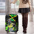 Jamaica Lightning Bolt Luggage Cover Proud of Jumieka Splash Style Black Color - Wonder Print Shop