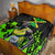 Jamaica Lightning Bolt Quilt Proud of Jumieka Splash Style Black Color - Wonder Print Shop