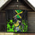 Jamaica Lightning Bolt Quilt Proud of Jumieka Splash Style Black Color - Wonder Print Shop