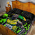 Jamaica Lightning Bolt Quilt Bed Set Proud of Jumieka Splash Style Black Color - Wonder Print Shop