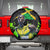 Jamaica Lightning Bolt Spare Tire Cover Proud of Jumieka Splash Style Black Color - Wonder Print Shop