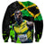 Jamaica Lightning Bolt Sweatshirt Proud of Jumieka Splash Style Black Color - Wonder Print Shop
