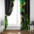 Jamaica Lightning Bolt Window Curtain Proud of Jumieka Splash Style Black Color - Wonder Print Shop