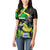 Jamaica Lightning Bolt Women Polo Shirt Proud of Jumieka Splash Style Black Color - Wonder Print Shop