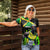 Jamaica Lightning Bolt Women Polo Shirt Proud of Jumieka Splash Style Black Color - Wonder Print Shop