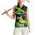 Jamaica Lightning Bolt Women Sleeveless Polo Shirt Proud of Jumieka Splash Style Black Color - Wonder Print Shop