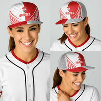 Croatia Hrvatska Football Baseball Net Cap Bold Checkerboard Half Tone Design With National Crest
