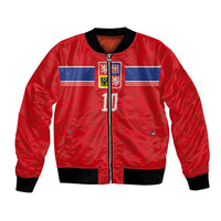 Custom Czech Football Bomber Jacket Glory 2026 Sporty Style