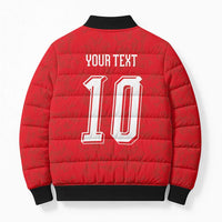 Custom Czech Football Bomber Puffer Jacket Glory 2026 Sporty Style