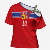 Custom Czech Football Cross Shoulder Shirt Glory 2026 Sporty Style