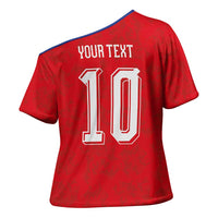 Custom Czech Football Cross Shoulder Shirt Glory 2026 Sporty Style