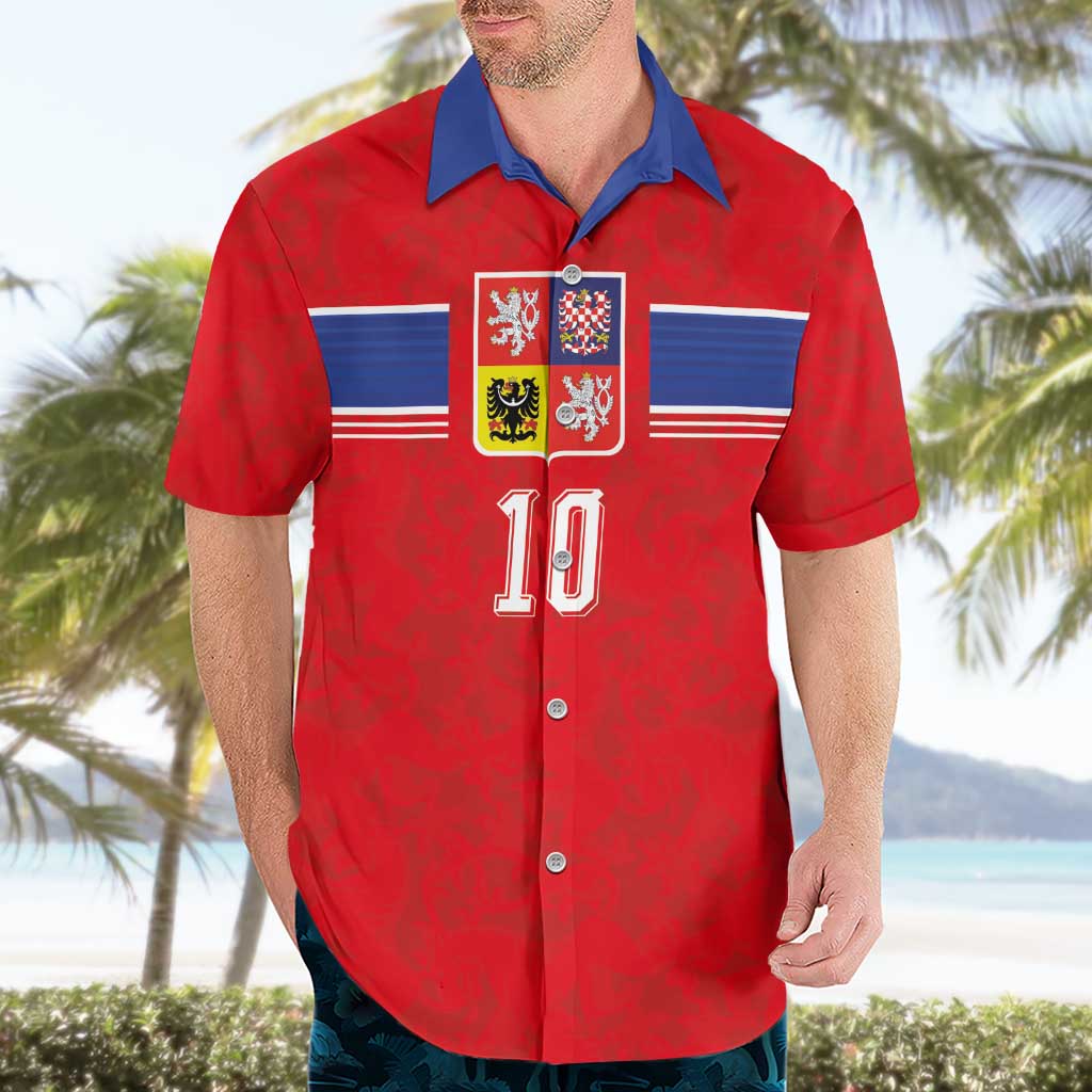 Custom Czech Football Hawaiian Shirt Glory 2026 Sporty Style
