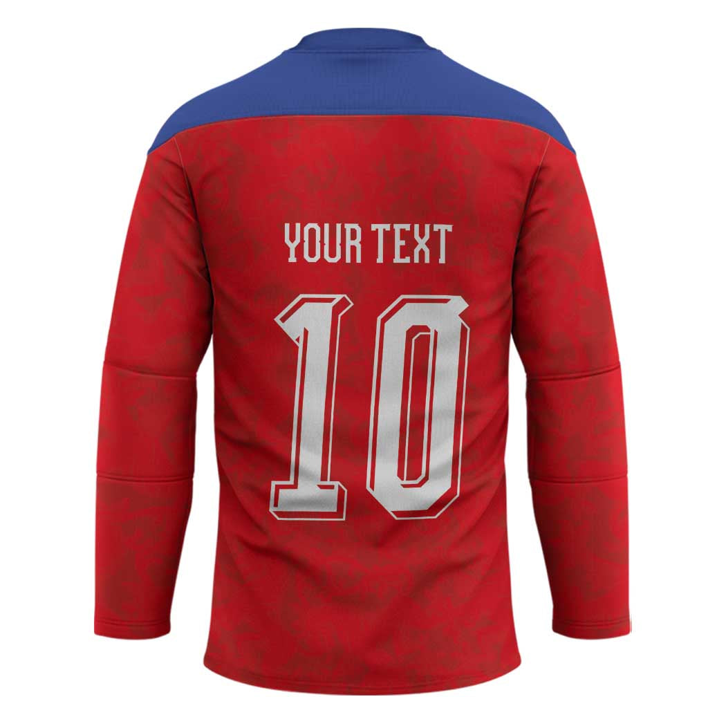 Custom Czech Football Hockey Jersey Glory 2026 Sporty Style