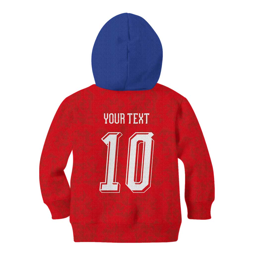 Custom Czech Football Kid Hoodie Glory 2026 Sporty Style
