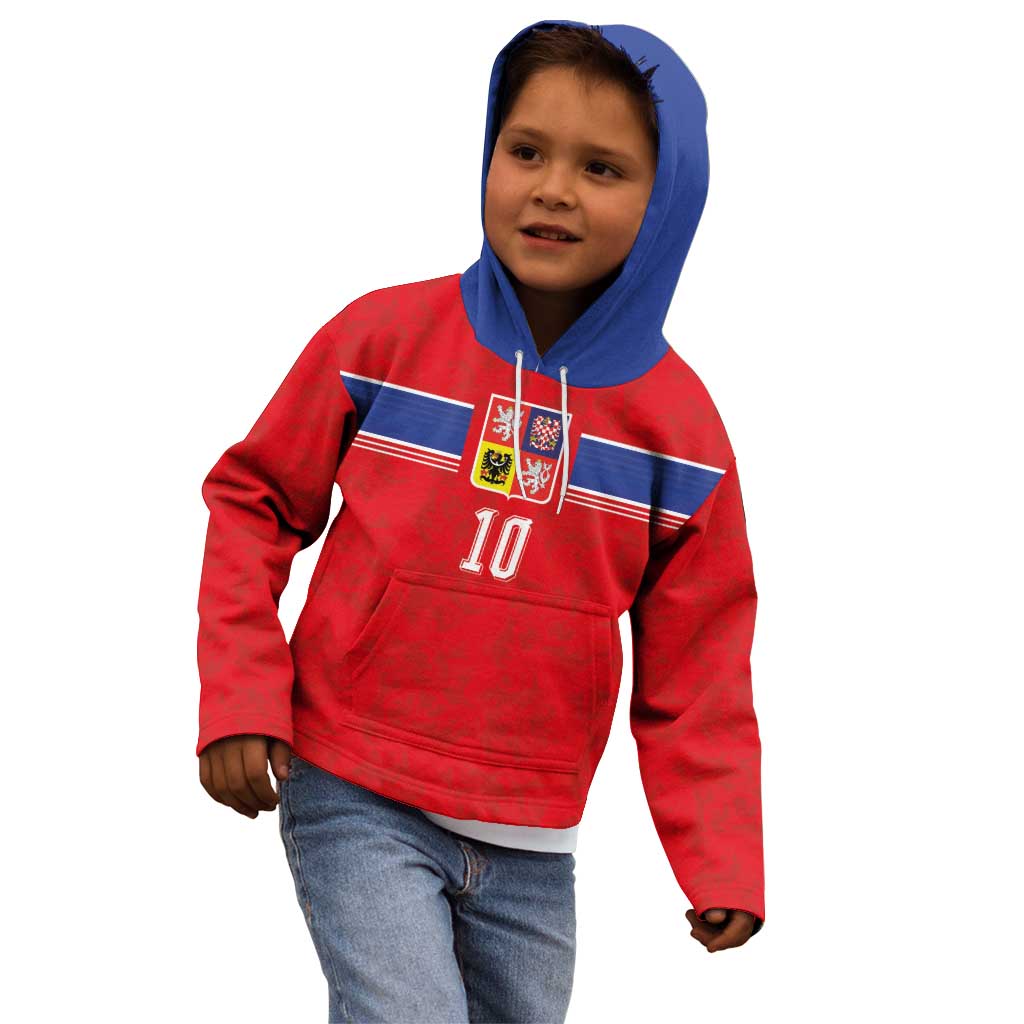 Custom Czech Football Kid Hoodie Glory 2026 Sporty Style