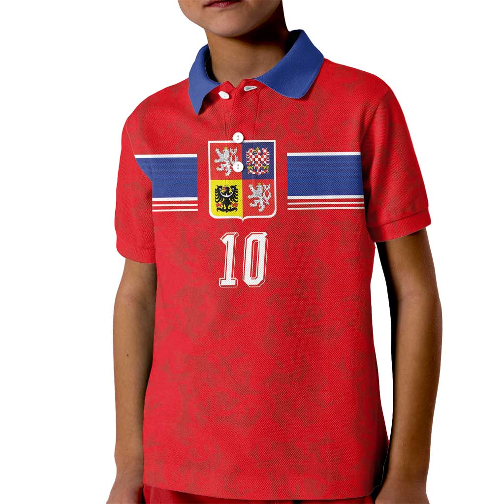 Custom Czech Football Kid Polo Shirt Glory 2026 Sporty Style