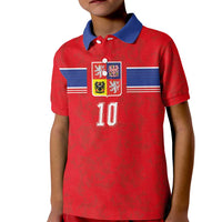 Custom Czech Football Kid Polo Shirt Glory 2026 Sporty Style