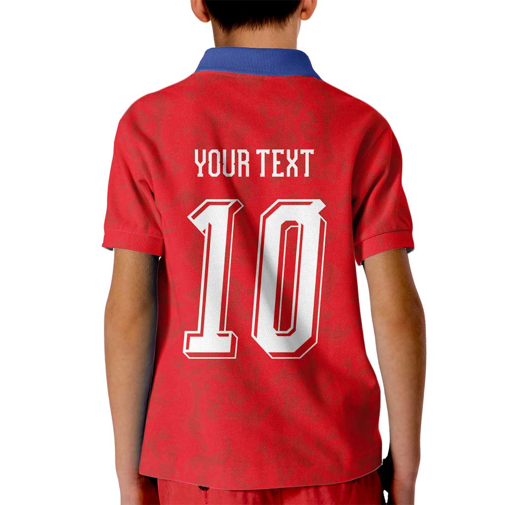 Custom Czech Football Kid Polo Shirt Glory 2026 Sporty Style