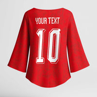 Custom Czech Football Kimono Sleeve Blouse Glory 2026 Sporty Style