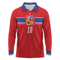 Custom Czech Football Long Sleeve Polo Shirt Glory 2026 Sporty Style