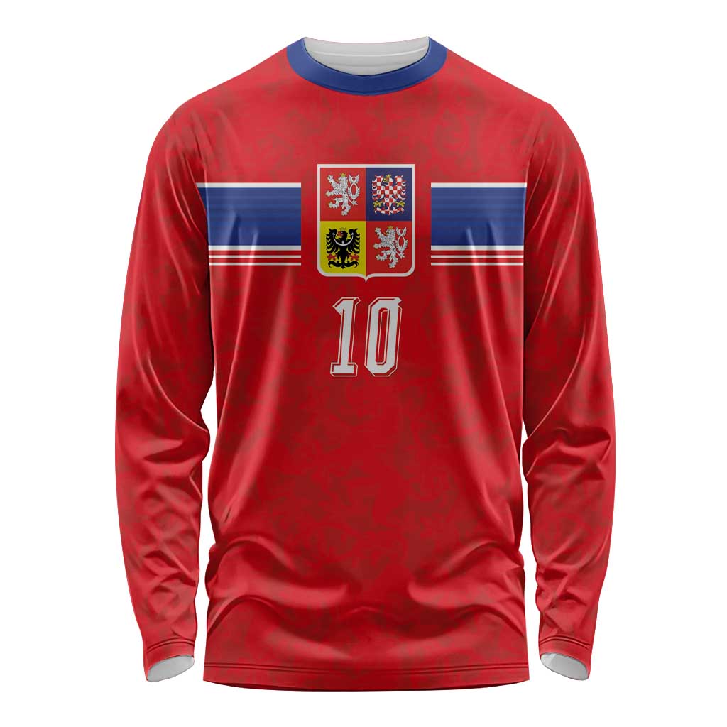 Custom Czech Football Long Sleeve Shirt Glory 2026 Sporty Style