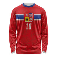 Custom Czech Football Long Sleeve Shirt Glory 2026 Sporty Style