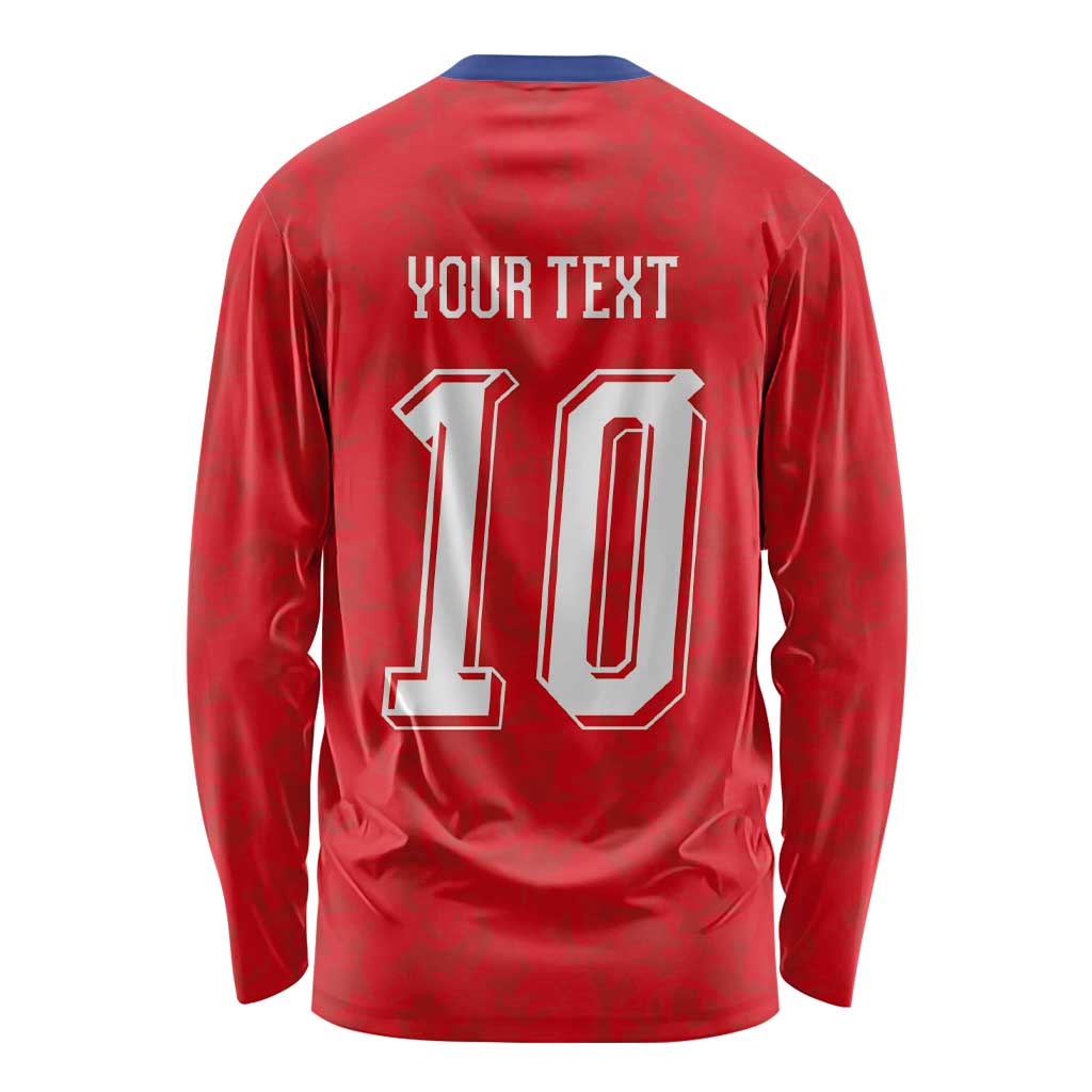 Custom Czech Football Long Sleeve Shirt Glory 2026 Sporty Style