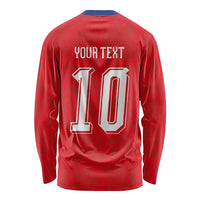 Custom Czech Football Long Sleeve Shirt Glory 2026 Sporty Style