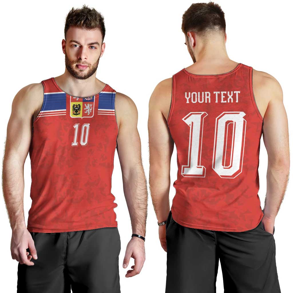 Custom Czech Football Men Tank Top Glory 2026 Sporty Style