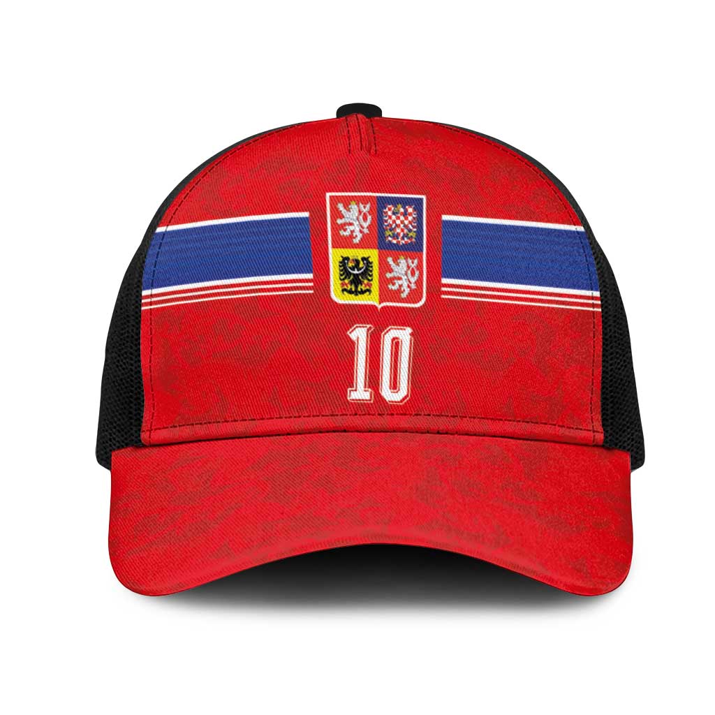 Custom Czech Football Mesh Trucker Cap Glory 2026-Sporty Style