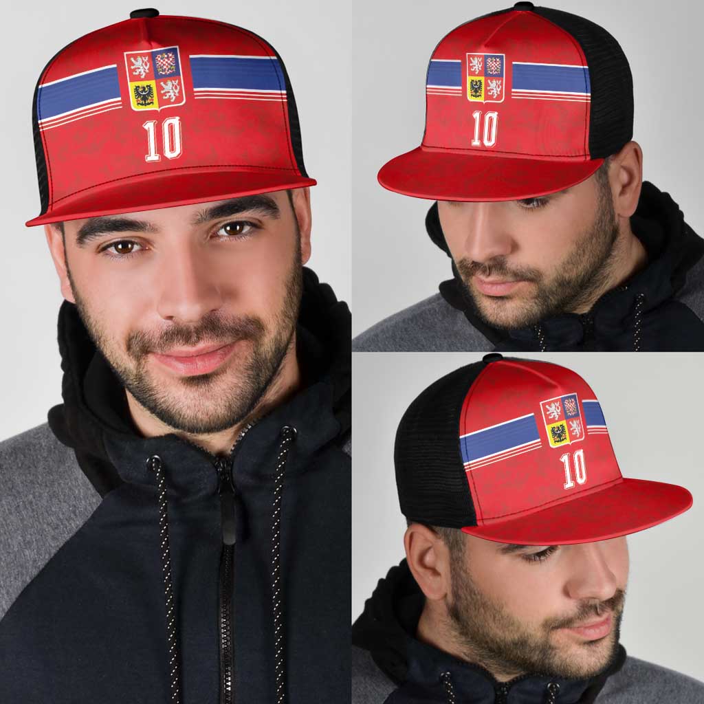 Custom Czech Football Mesh Trucker Cap Glory 2026-Sporty Style