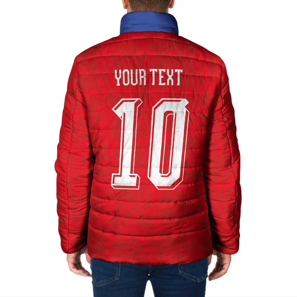 Custom Czech Football Padded Jacket Glory 2026 Sporty Style