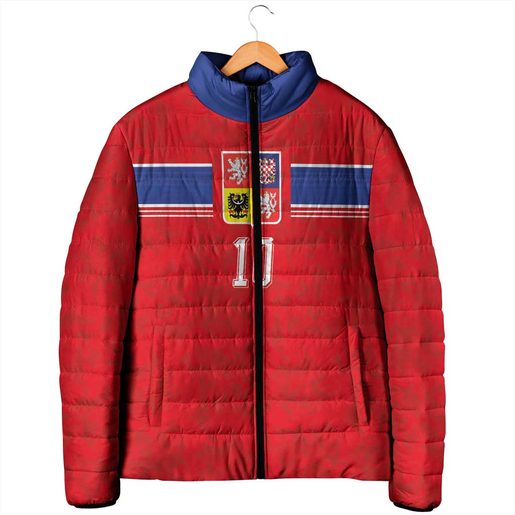 Custom Czech Football Padded Jacket Glory 2026 Sporty Style