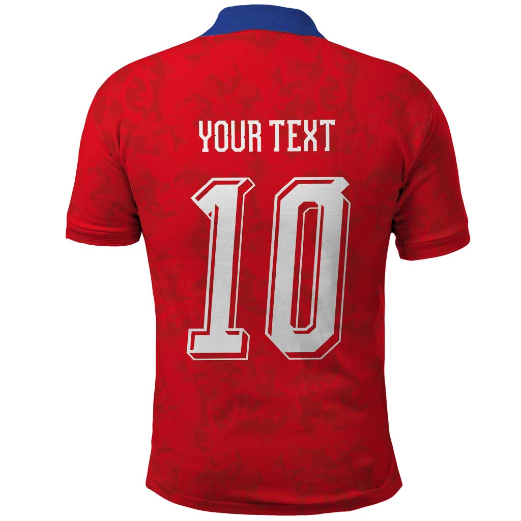 Custom Czech Football Polo Shirt Glory 2026 Sporty Style