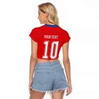 Custom Czech Football Raglan Cropped T Shirt Glory 2026 Sporty Style