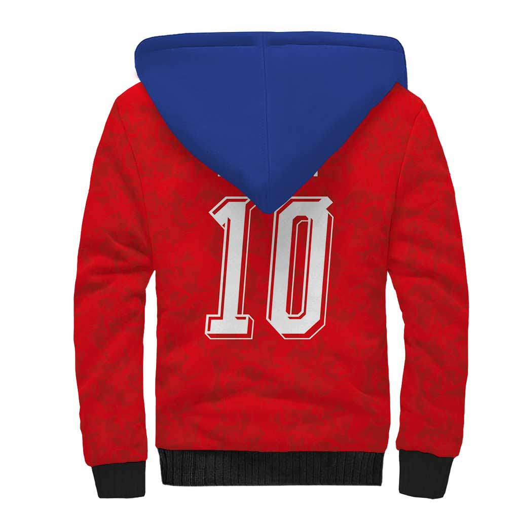 Custom Czech Football Sherpa Hoodie Glory 2026 Sporty Style