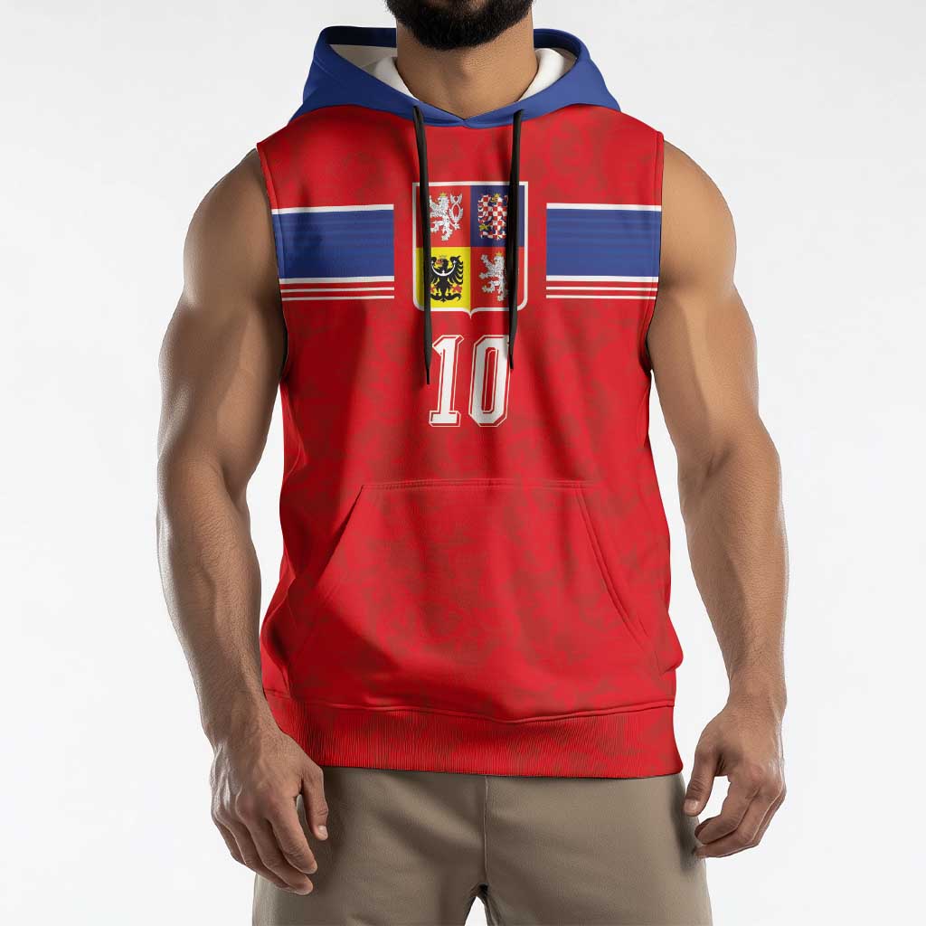 Custom Czech Football Sleeveless Hoodie Glory 2026 Sporty Style