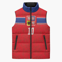 Custom Czech Football Sleeveless Puffer Jacket Glory 2026 Sporty Style