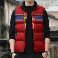 Custom Czech Football Sleeveless Puffer Jacket Glory 2026 Sporty Style